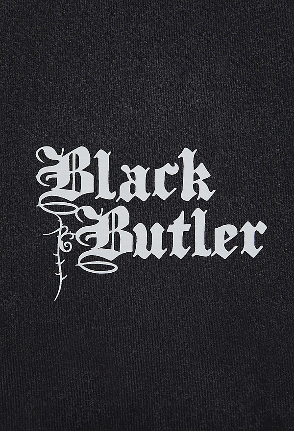 Officially Licensed Black Butler Sebastian and Ciel T-Shirt Unisex Black Tee