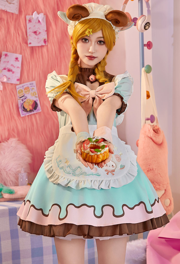 Two-Tone Little Lamb Maid Costume Set Two-Tone Little Lamb Maid Costume Set