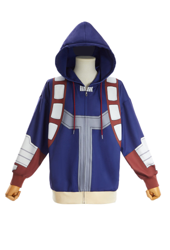 Officially Licensed My Hero Academia Shoto Todoroki Costume Set Inspired Hoodie
