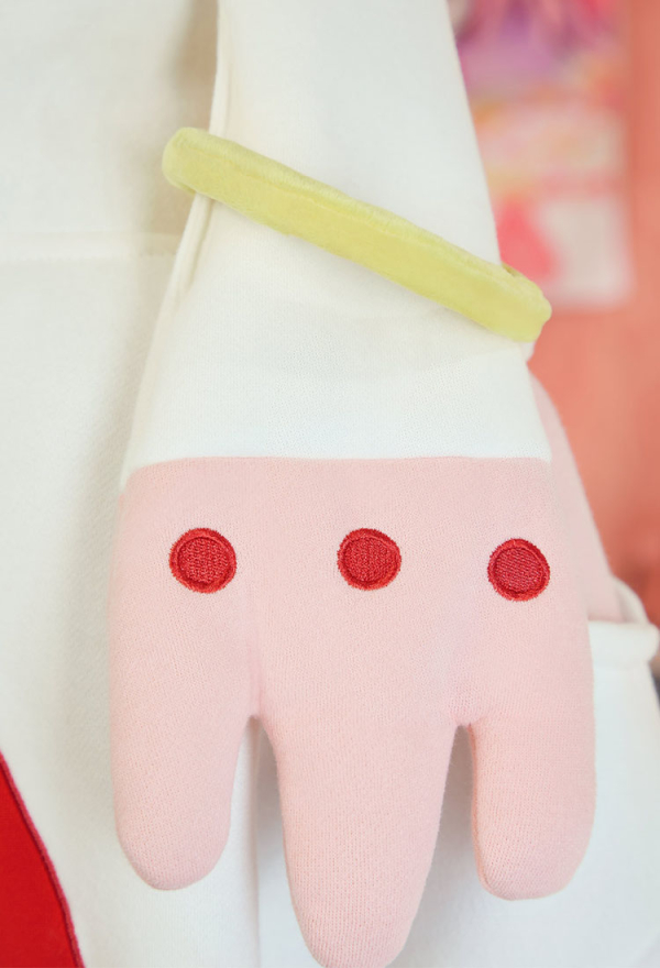 Officially Licensed Puella Magi Madoka Magica Kyubey Paw Hoodie