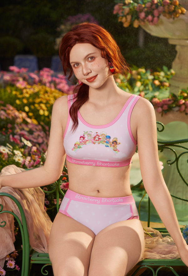 Officially Licensed Strawberry Shortcake Tank Top & Shorts Casual Summer Loungewear Shorts Sets Officially Licensed Strawberry Shortcake Tank Top & Shorts Casual Summer Loungewear Shorts Sets