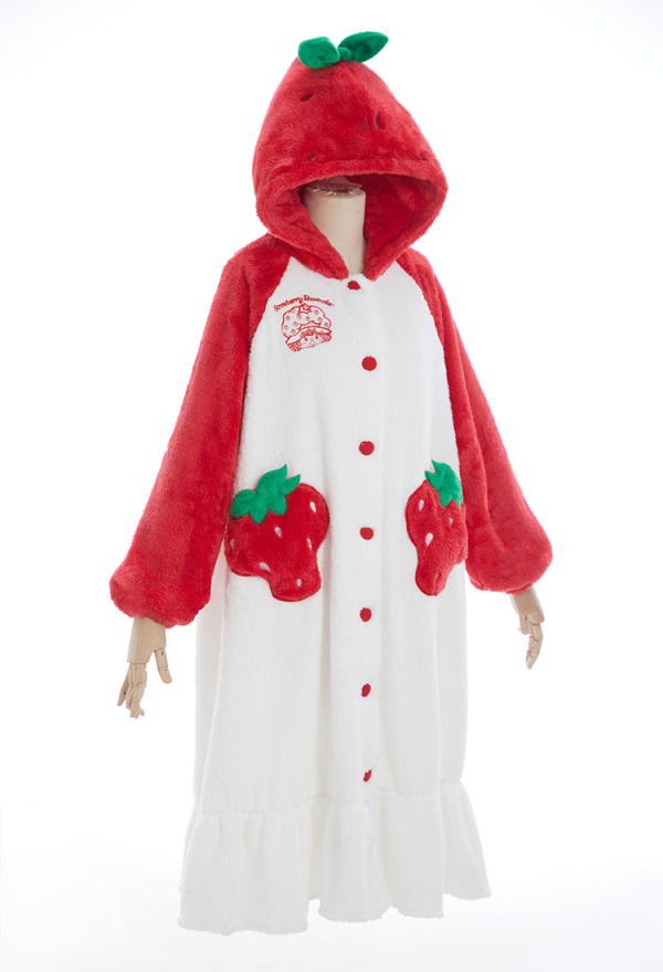 Officially Licensed Strawberry Shortcake Plush Homewear Pajama