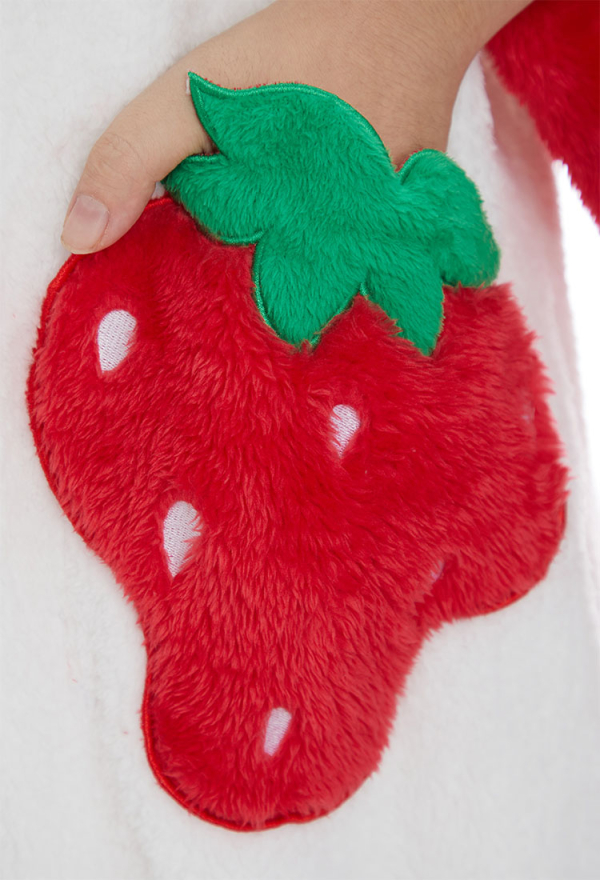 Officially Licensed Strawberry Shortcake Plush Homewear Pajama