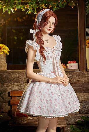 Officially Licensed Strawberry Shortcake Women Corset Dress