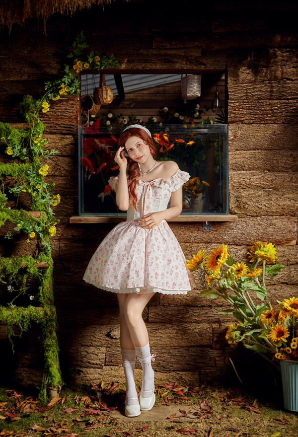 Officially Licensed Strawberry Shortcake Women Corset Dress