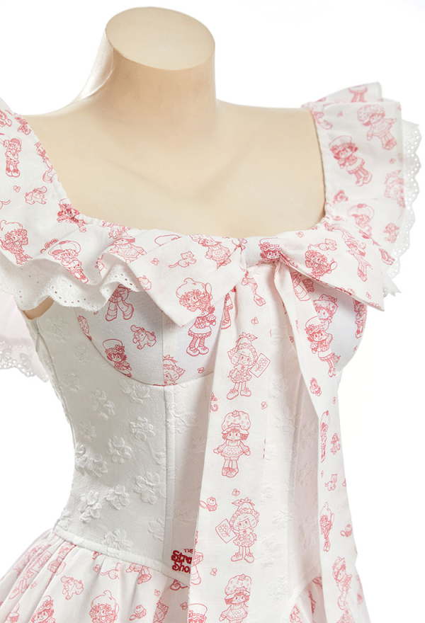 Officially Licensed Strawberry Shortcake Women Corset Dress