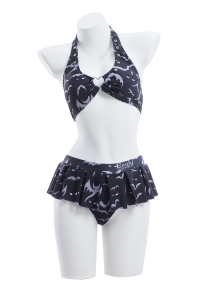 Officially Licensed Emily the Strange Halter Neck Bikini Set