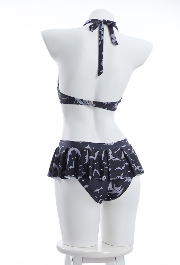Officially Licensed Emily the Strange Halter Neck Bikini Set