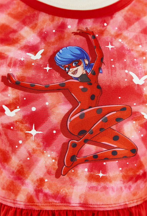 Officially Licensed Miraculous Ladybug Girls Two - Piece Swimsuit