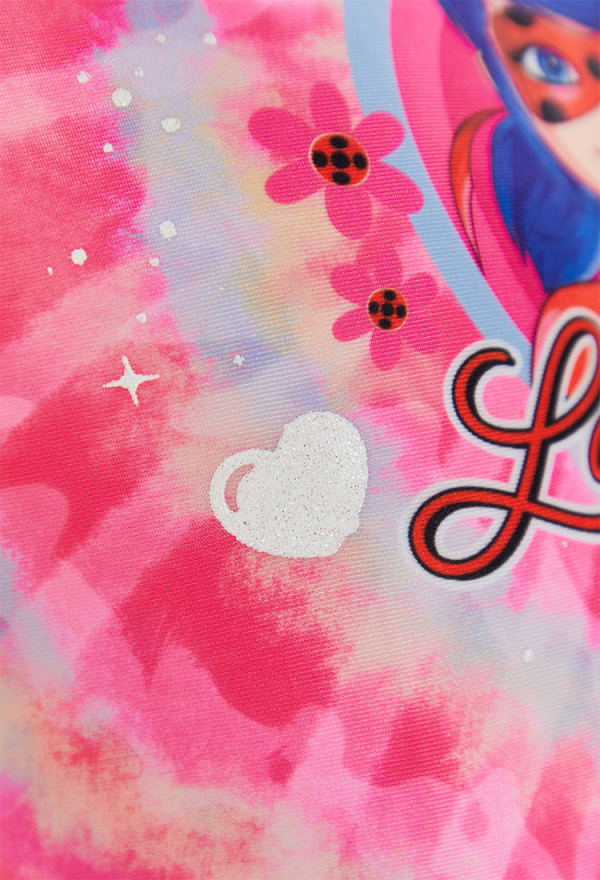 Officially Licensed Miraculous Tales of Ladybug Girls’ Two-Piece Swimsuit Set