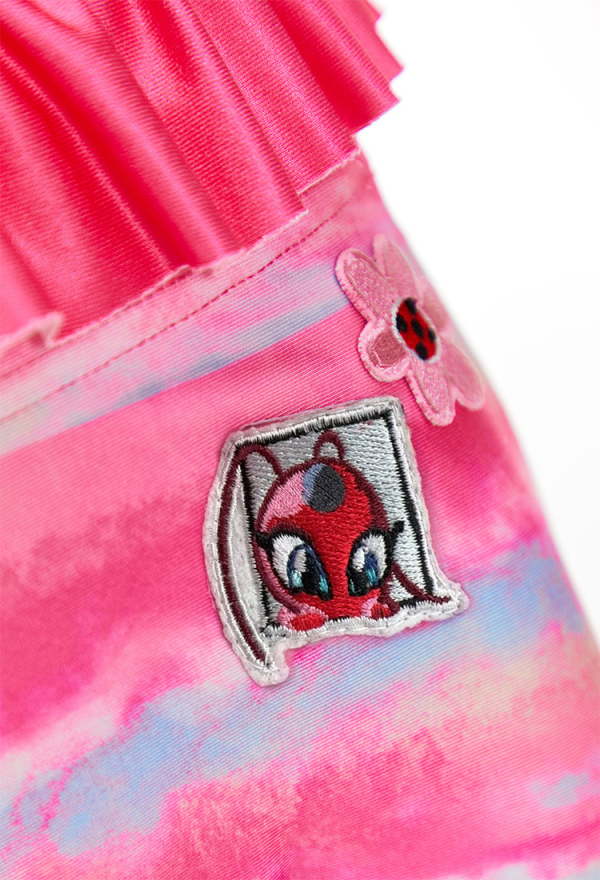 Officially Licensed Miraculous Tales of Ladybug Girls’ Two-Piece Swimsuit Set