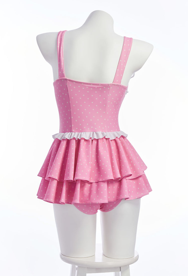 Officially Licensed Strawberry Shortcake Women’s Polka Dot One-Piece Swimsuit