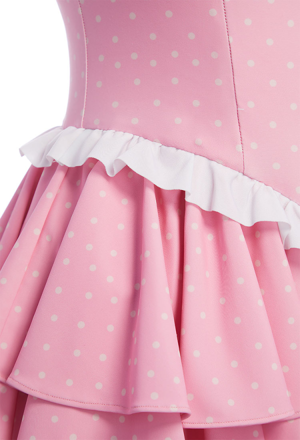 Officially Licensed Strawberry Shortcake Women’s Polka Dot One-Piece Swimsuit