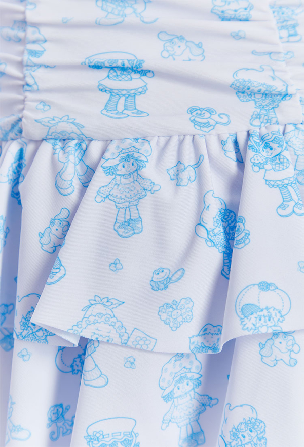 Officially Licensed Strawberry Shortcake Women’s Two-Piece Tie-Up Swimsuit