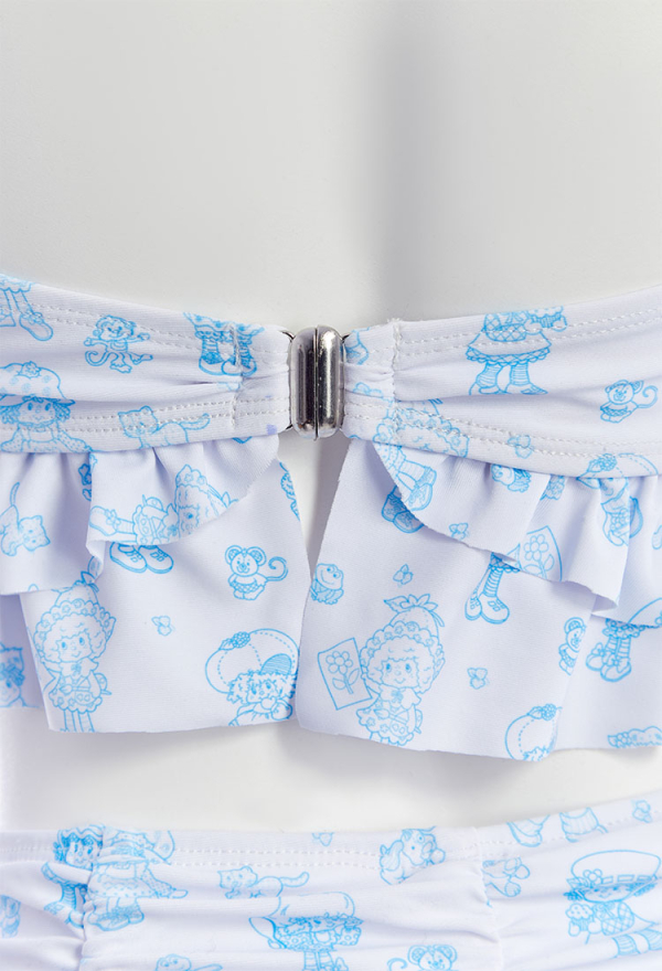 Officially Licensed Strawberry Shortcake Women’s Two-Piece Tie-Up Swimsuit