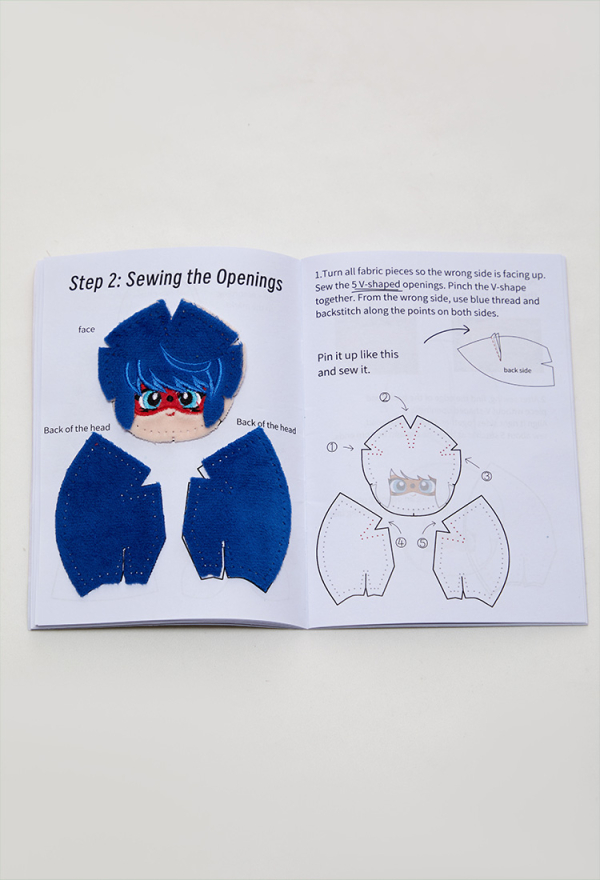 Officially Licensed Miraculous Ladybug Finger Puppet Kit DIY Craft