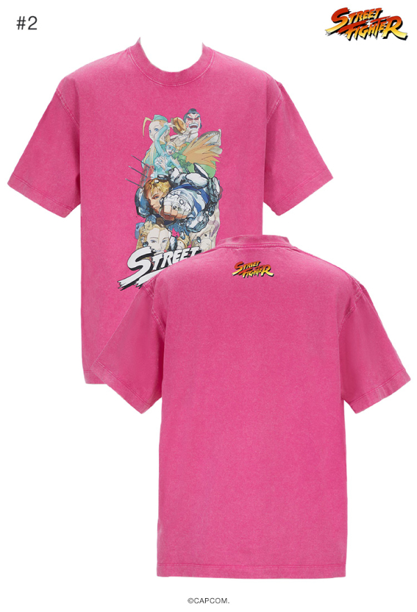 Officially Licensed Street Fighter Classic Group Photo T-Shirt in 4 Colors