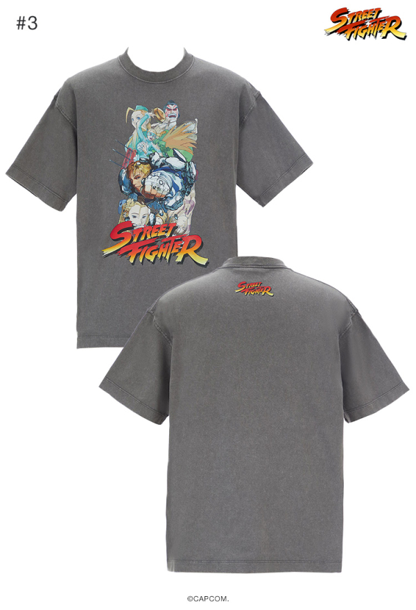 Officially Licensed Street Fighter Classic Group Photo T-Shirt in 4 Colors