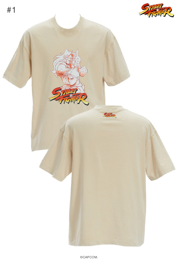 Officially Licensed Street Fighter Guy Graphic T-Shirt - 4 Colors Available