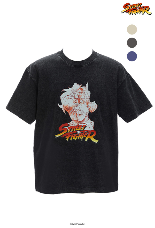 Officially Licensed Street Fighter Guy Graphic T-Shirt - 4 Colors Available