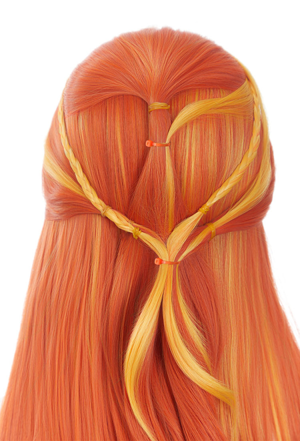 Officially Licensed Winx Club Bloom Lace Front Wig