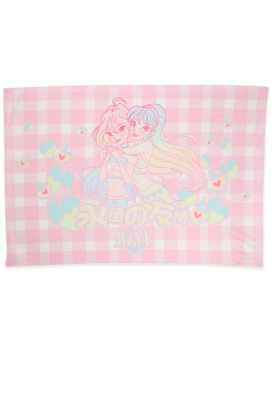 Officially Licensed Winx Club Bloom Stella Tapestry Wall Hanging Kawaii Friendship Print Pastel Tapestry