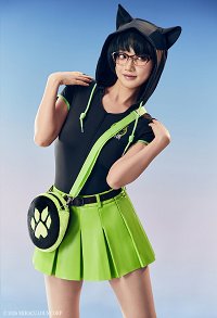 Officially Licensed Women's Miraculous Cat Noir Round Crossbody Bag