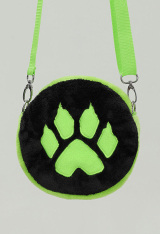 Officially Licensed Women's Miraculous Cat Noir Round Crossbody Bag