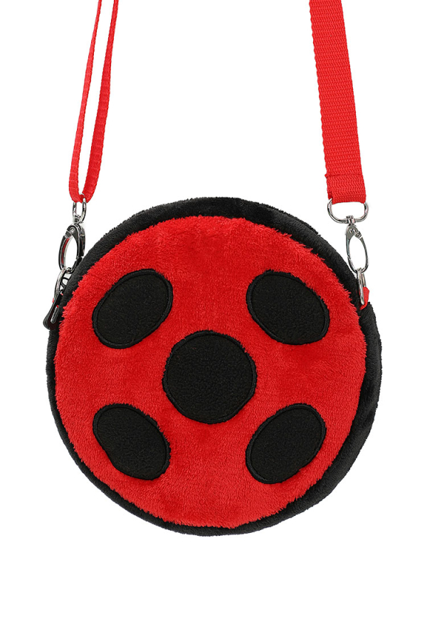 Officially Licensed Women's Miraculous Ladybug Round Crossbody Bag