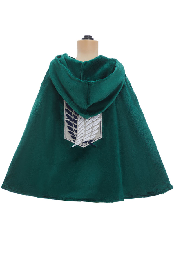 Official Licensed Attack on Titan Kids Survey Corps Plush Cloak with Wings of Freedom