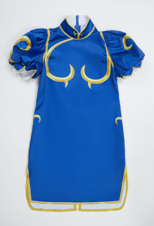 Officially Licensed Street Fighter Classic Chun-Li Kids Cosplay Costume for Halloween Costume